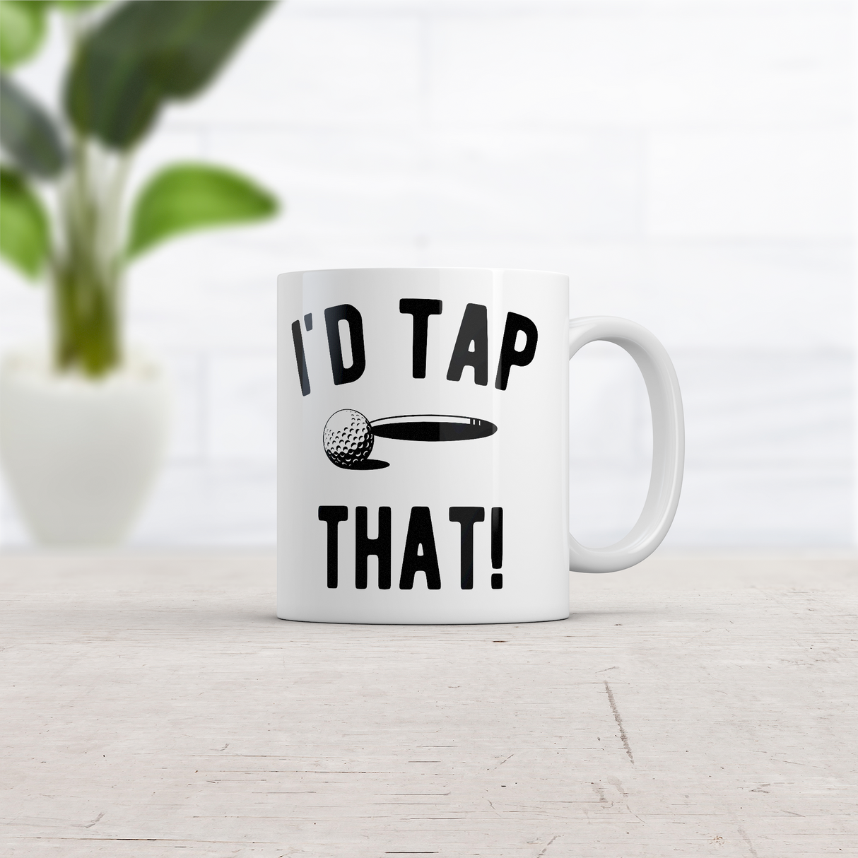 Id Tap That Mug Funny Golfing Novelty Coffee Cup-11oz