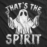 Mens Funny T Shirts Thats The Spirit Sarcastic Halloween Ghost Graphic Tee For Men