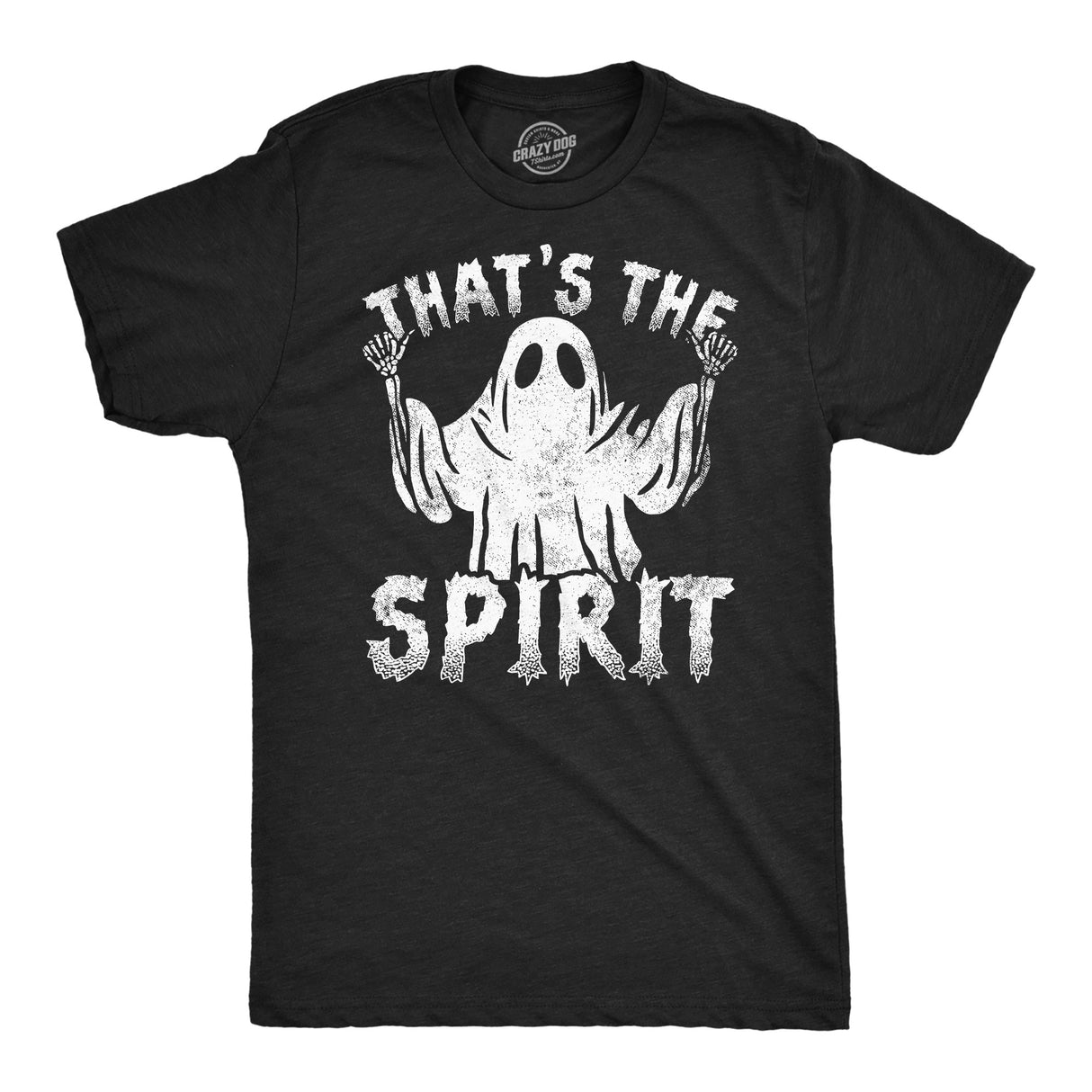 Mens Funny T Shirts Thats The Spirit Sarcastic Halloween Ghost Graphic Tee For Men