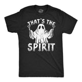 Mens Funny T Shirts Thats The Spirit Sarcastic Halloween Ghost Graphic Tee For Men