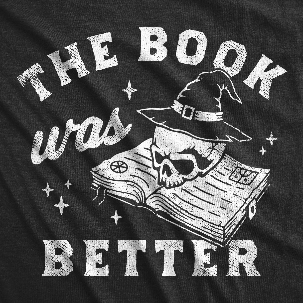 Womens Funny T Shirts The Book Was Better Sarcastic Halloween Reading Graphic Tee for Ladies