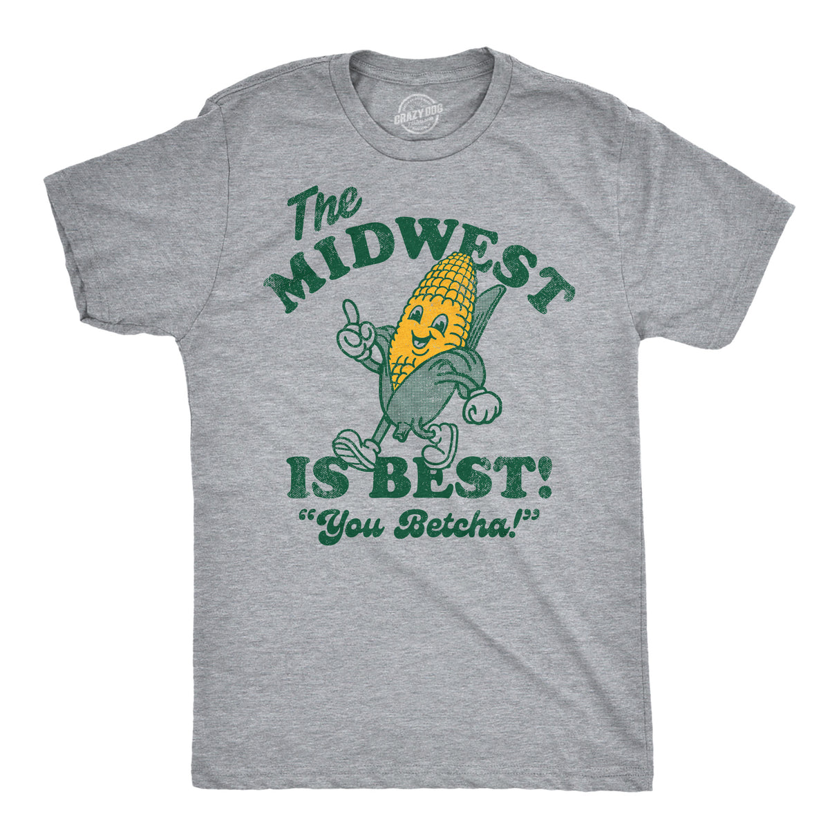 Mens Funny T Shirts The Midwest Is Best Sarcastic Western Graphic Tee for Men