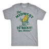 Mens Funny T Shirts The Midwest Is Best Sarcastic Western Graphic Tee for Men