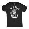 Mens Funny T Shirts The Wiz With The Rizz Sarcastic Wizard Graphic Novelty Tee For Men