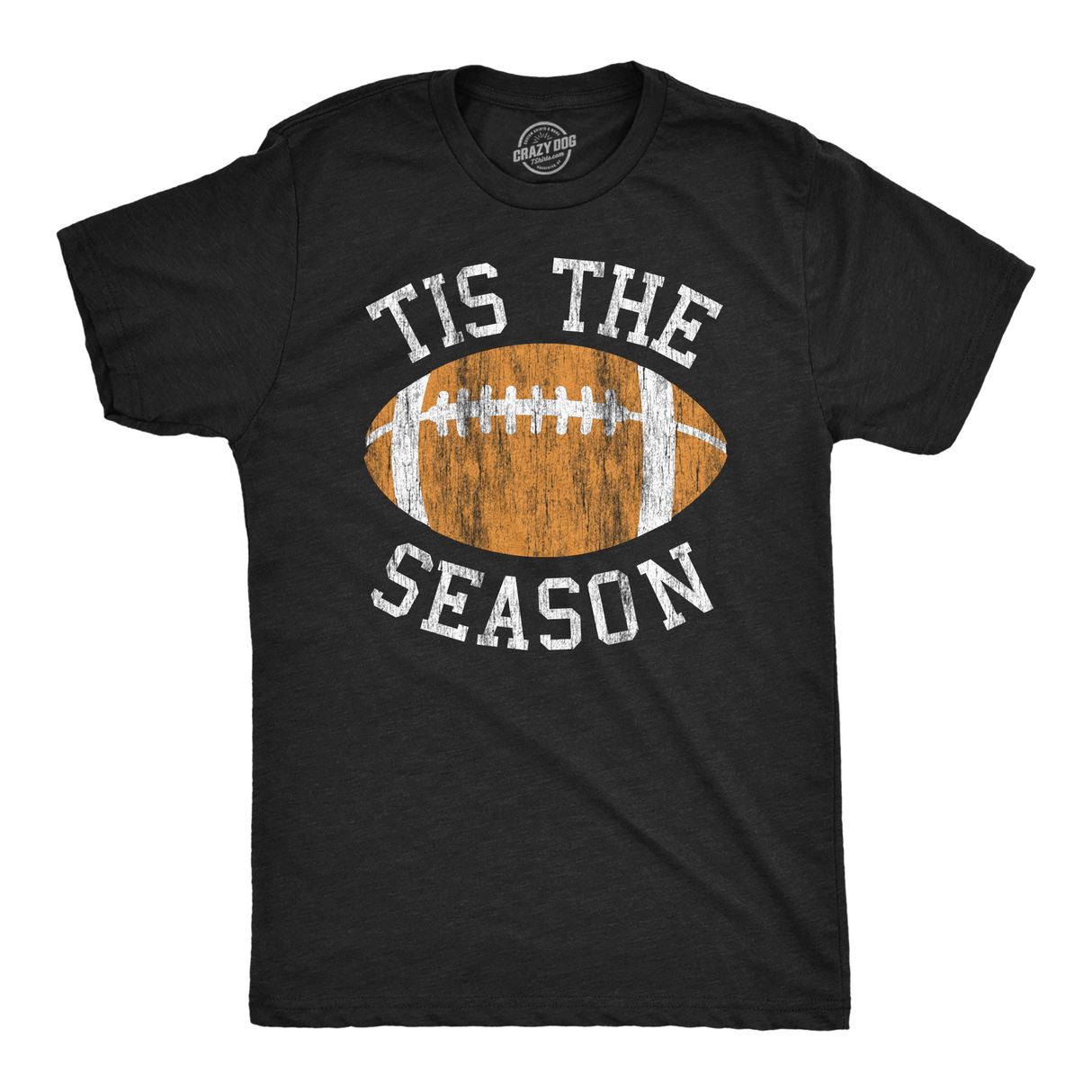 Mens Tis The Season T Shirt Funny Football Gridiron Lovers Tee For Guys
