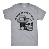 Mens Funny T Shirts To Beer Or Not To Beer Sarcastic Drinking Tee For Men