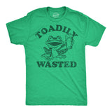 Mens Funny T Shirts Toadily Wasted Sarcastic Drinking Graphic Tee for Men