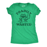 Womens Funny T Shirts Toadily Wasted Sarcastic Drinking Graphic Tee For Ladies