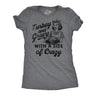 Womens Funny T Shirts Turkey And Gravy With A Side Of Crazy Sarcastic Thanksgiving Tee For Ladies