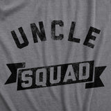 Mens Funny T Shirts Uncle Squad Family Graphic Tees for Men