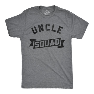 Mens Funny T Shirts Uncle Squad Family Graphic Tees For Men