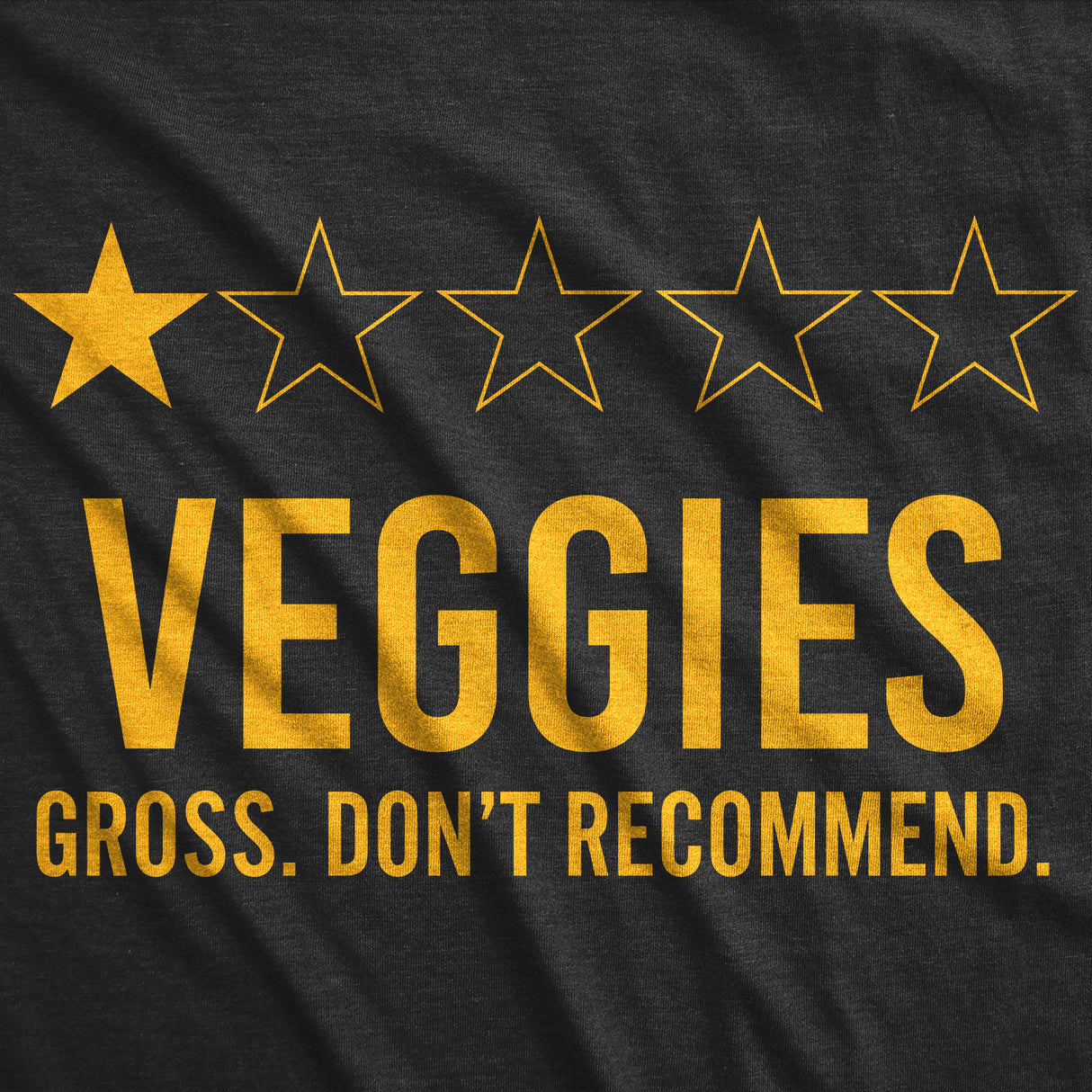 Youth Funny T Shirts Veggies One Star Sarcastic Vegetables Food Review Novelty Tee For Kids