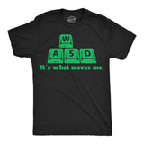 Mens Funny T Shirts Its What Moves Me Sarcastic Keyboard Graphic Novelty Computer Tee for Men