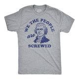 Mens Funny T Shirts We The People Are Screwed Sarcastic Constitution Novelty Tee for Men