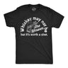 Mens Whiskey May Not Be The Answer But Its Worth A Shot T Shirt Funny Drinking Joke Tee for Guys