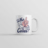 Who Cares Mug Funny Middle Finger Graphic Novelty Coffee Cup-11oz