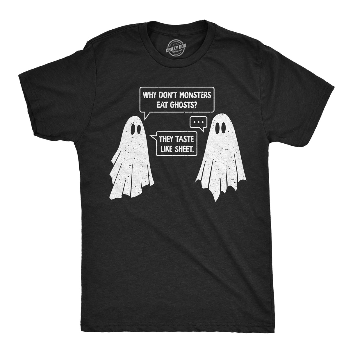 Mens Funny T Shirts Ghost Joke Sarcastic Halloween Bedsheet Ghosts Graphic Novelty Tee for Men