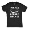 Mens Funny T Shirts Wiches Before Bitches Sarcastic Ice Cream Sandwich Graphic Tee for Men