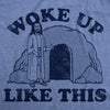 Womens Woke Up Like This Funny Easter Sunday Graphic Tee For Ladies