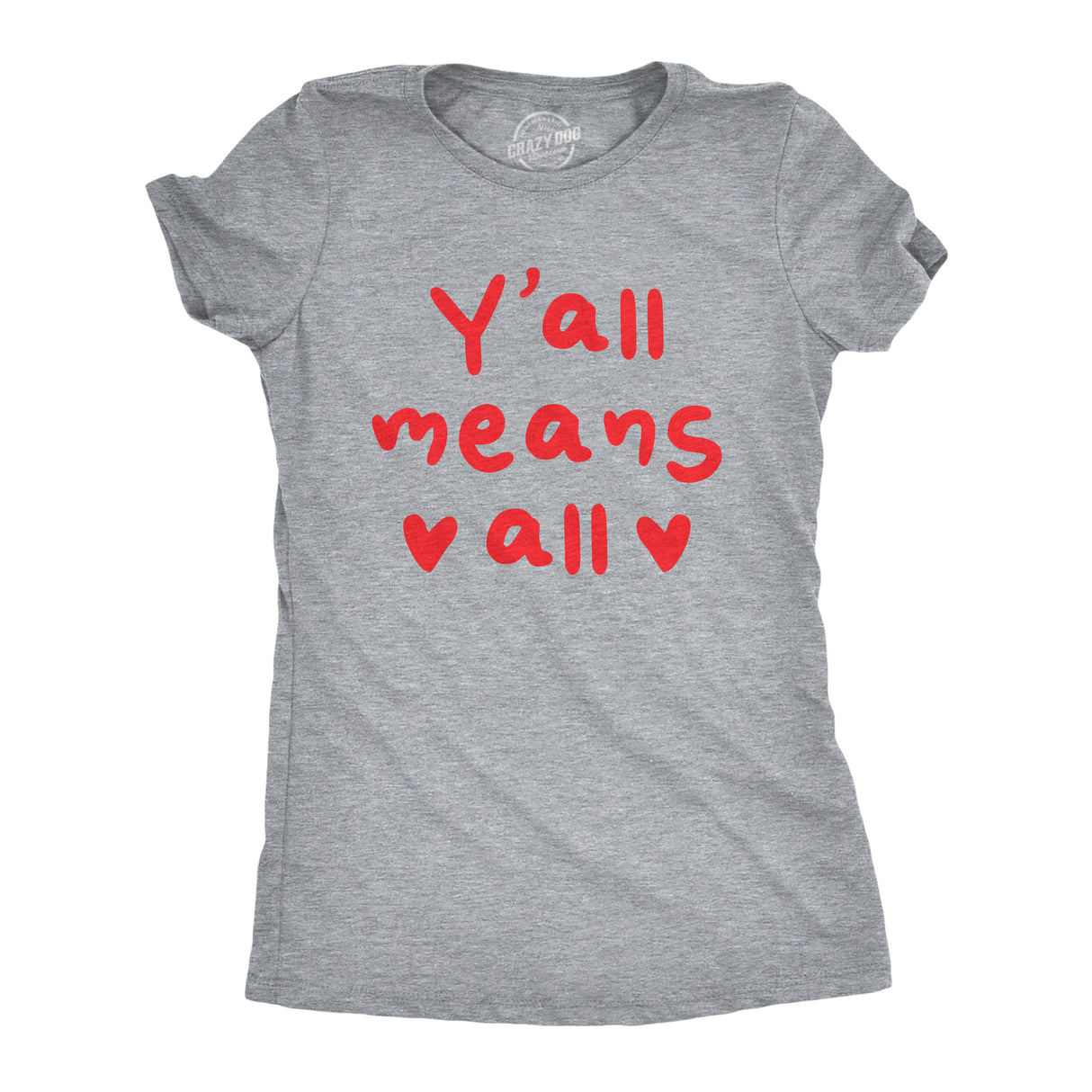 Womens Funny T Shirts Yall Means All Cute Loving Graphic Tee For Ladies