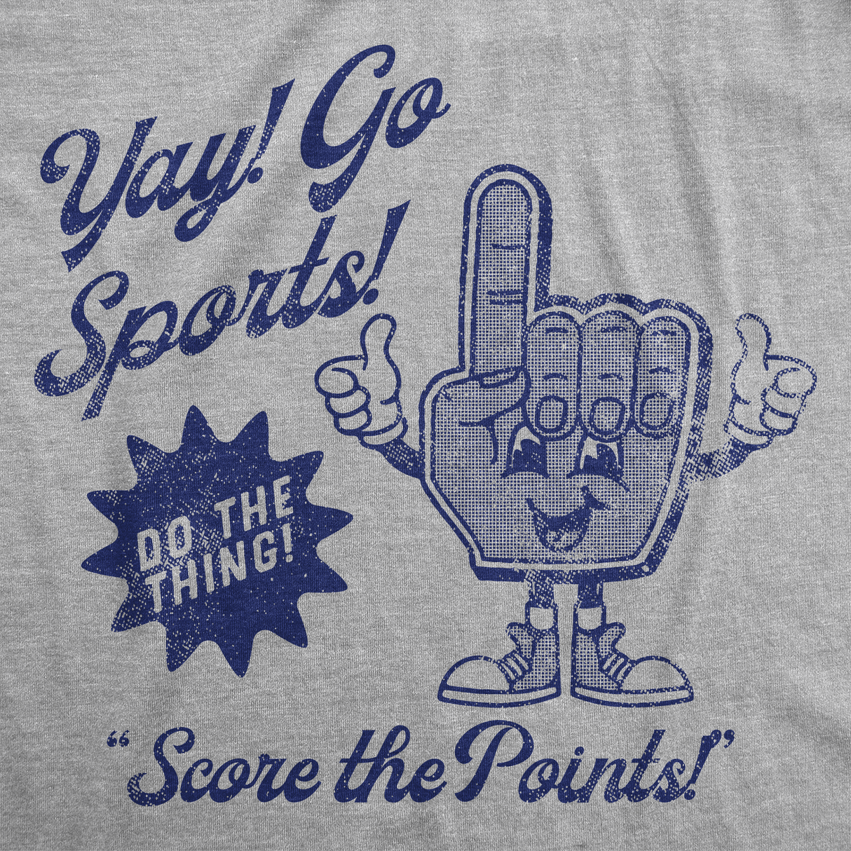 Mens Funny T Shirts Yay Go Sports Sarcastic Fan Graphic Sports Tee for Men