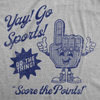 Mens Funny T Shirts Yay Go Sports Sarcastic Fan Graphic Sports Tee For Men