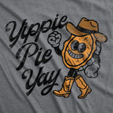 Womens Funny T Shirts Yippie Pie Yay Sarcatic Pie Lovers Graphic Tee For Ladies