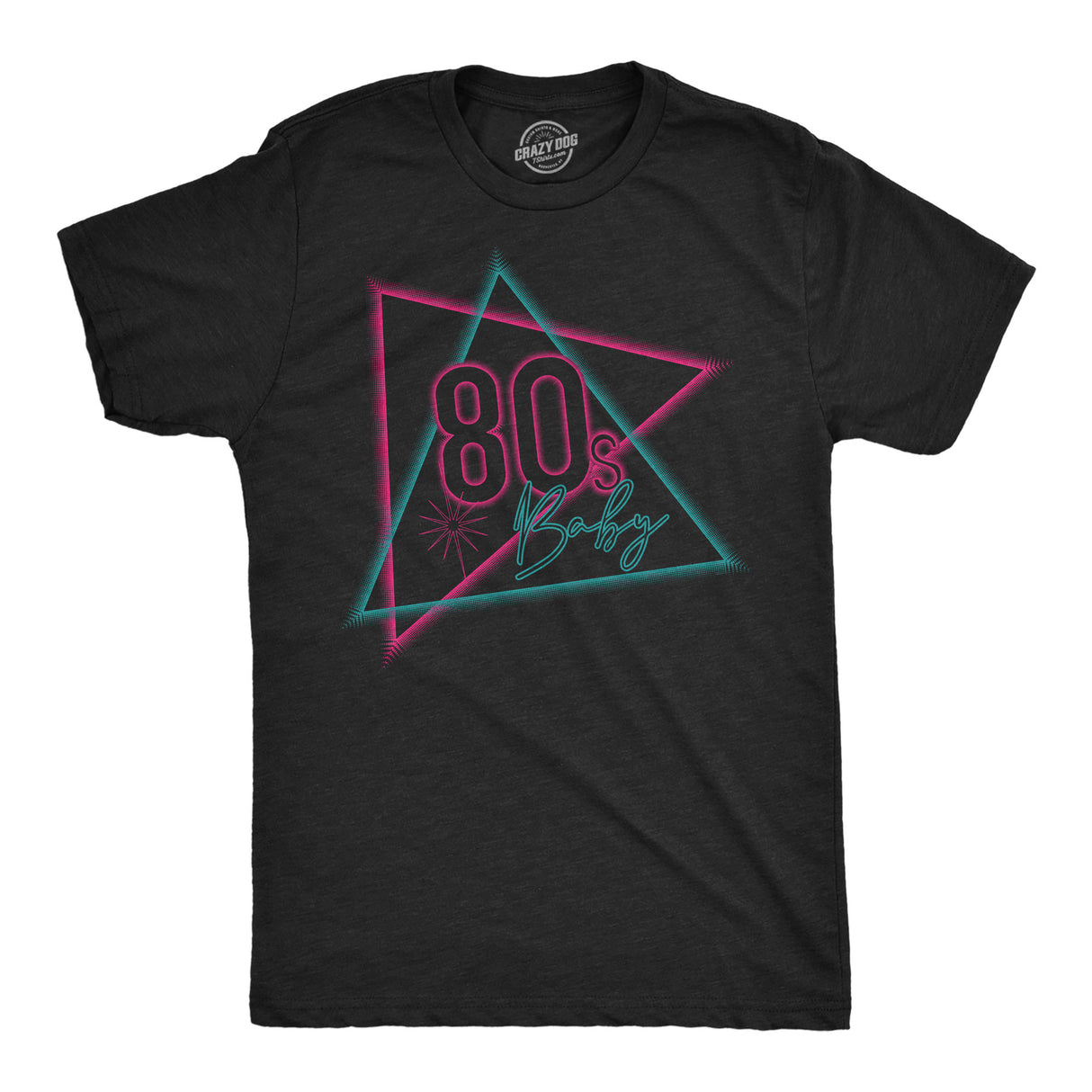 Mens Funny T Shirts 80s Baby Retro Graphic Tee for Men