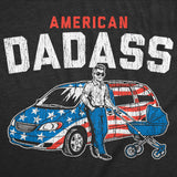 Mens Funny T Shirts American Dadass Sarcastic Fathers Day Graphic Fourth Of July Novelty Tee For Men