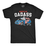 Mens Funny T Shirts American Dadass Sarcastic Fathers Day Graphic Fourth Of July Novelty Tee For Men