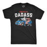 Mens Funny T Shirts American Dadass Sarcastic Fathers Day Graphic Fourth Of July Novelty Tee For Men