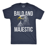 Mens Funny T Shirts Bald and Majestic Sarcastic Eagle Graphic Novelty Tee for Men