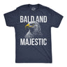 Mens Funny T Shirts Bald and Majestic Sarcastic Eagle Graphic Novelty Tee for Men