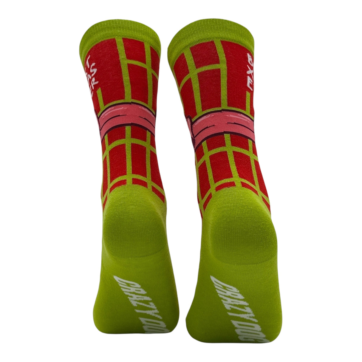 Women's Best Xmas Socks Ever Funny Sarcastic Christmas Graphic Novelty Footwear for Ladies