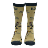 Men's Boobies Socks Funny Sarcastic Bird Graphic Novelty Footwear for Men