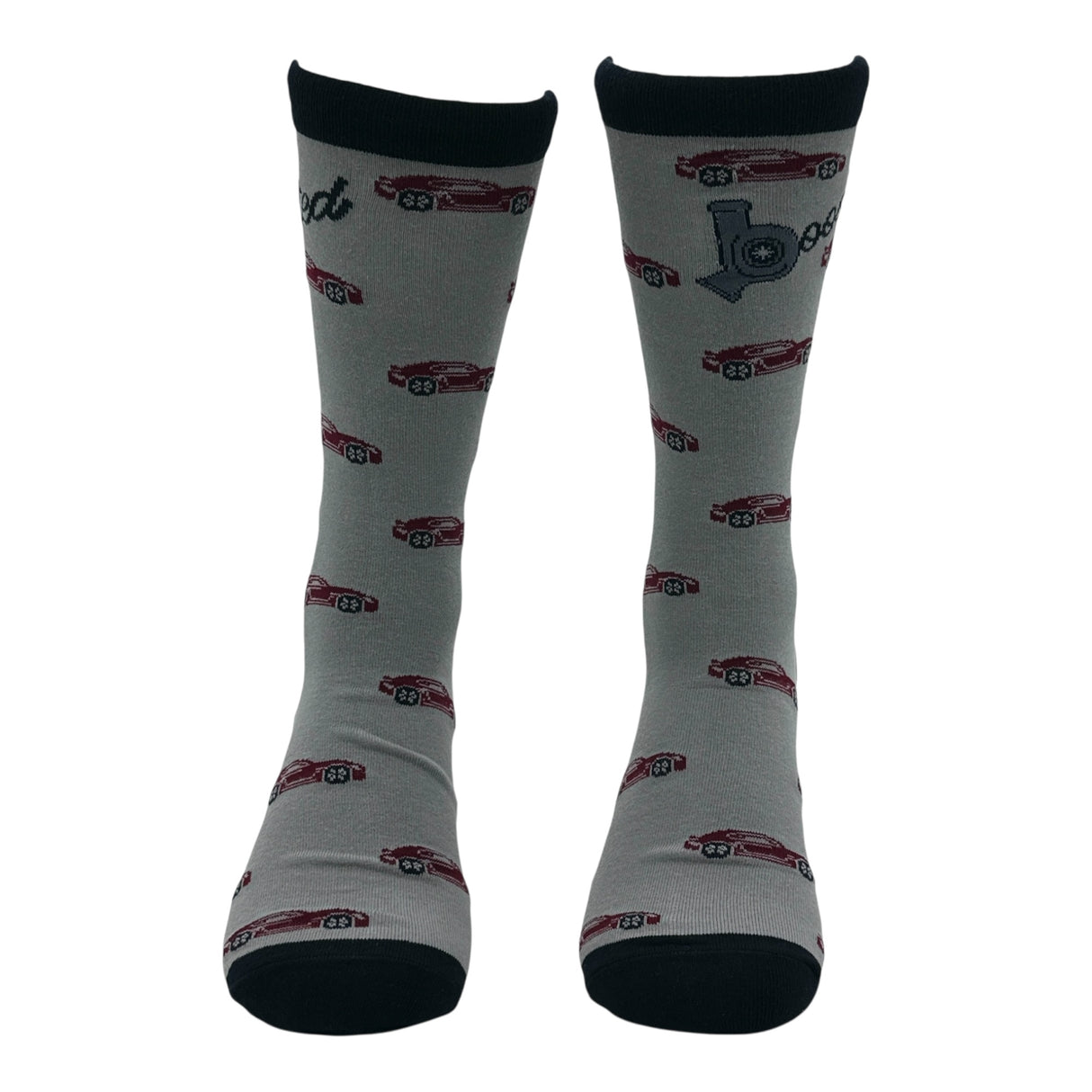 Men's Boosted Socks Funny Sarcastic Car Guy Graphic Novelty Footwear for Men