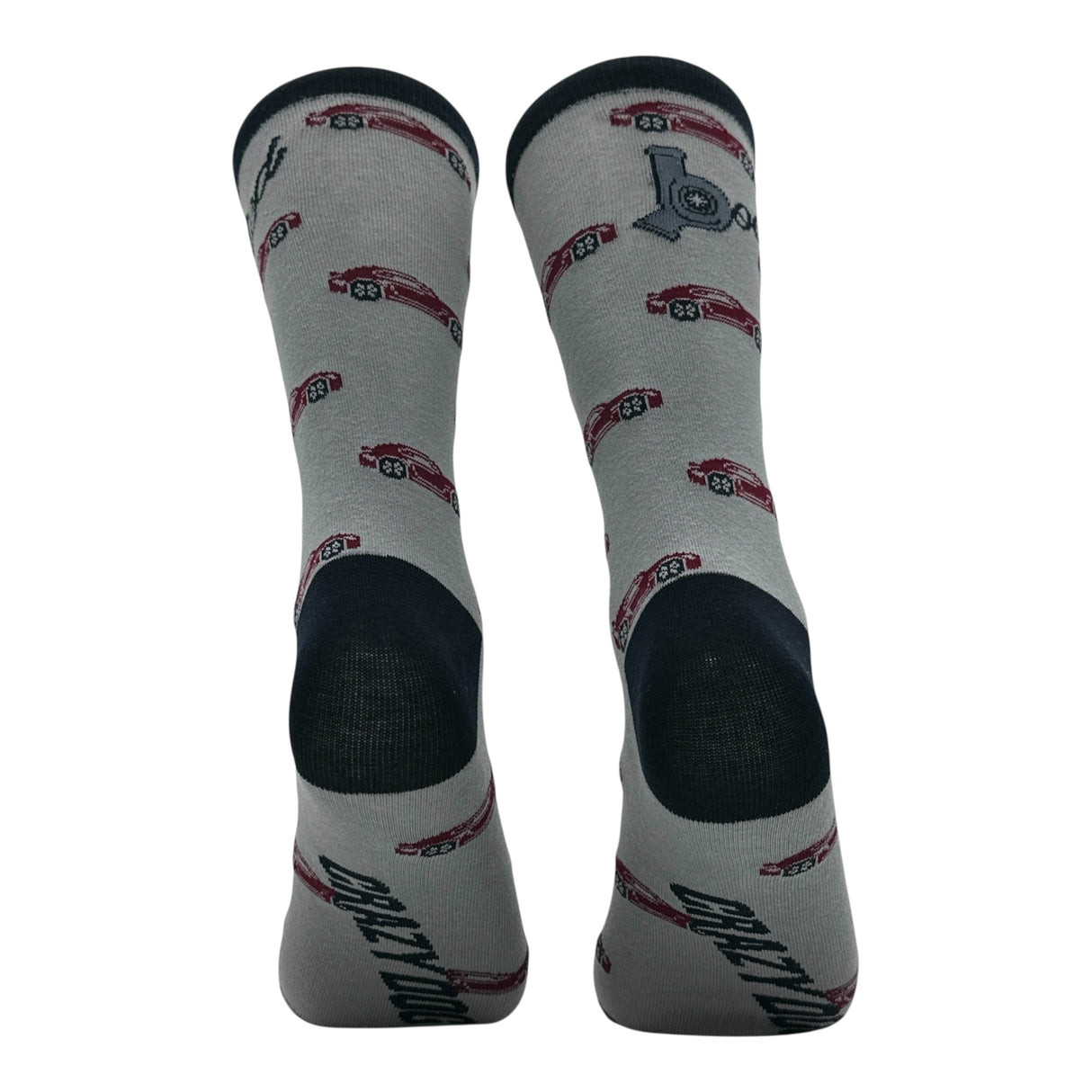 Men's Boosted Socks Funny Sarcastic Car Guy Graphic Novelty Footwear for Men