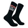 Men's Breaking News I Dont Care Socks Funny Sarcastic Graphic Novelty Footwear for Men