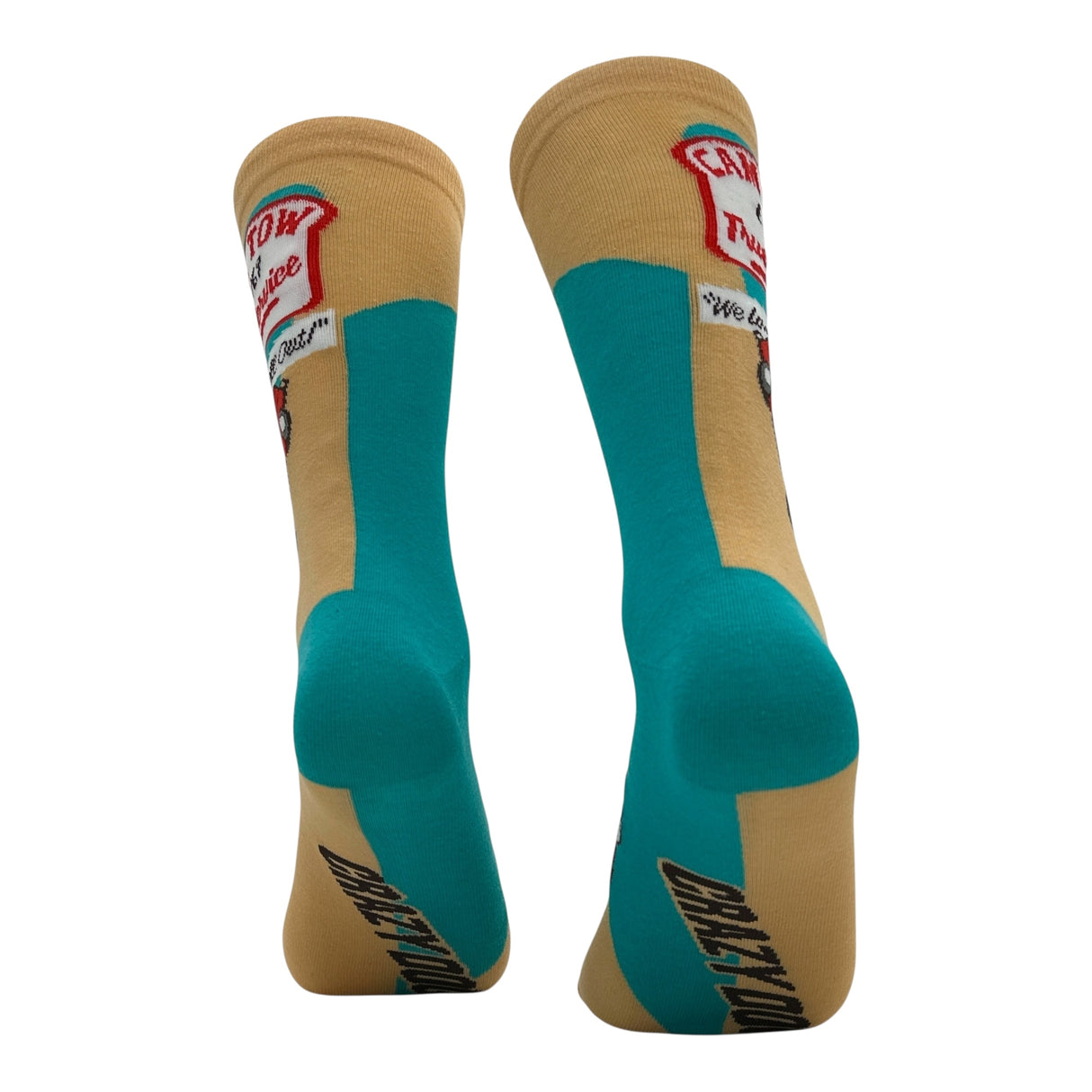 Men's Cam L Tow Truck Service Socks Funny Sarcastic Graphic Novelty Footwear for Men