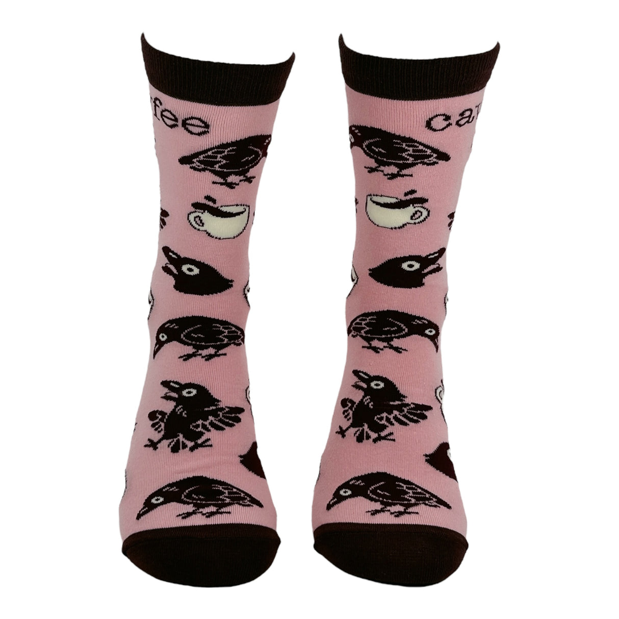 Women's Cawfee Socks Funny Sarcastic Coffee Graphic Novelty Footwear for Ladies