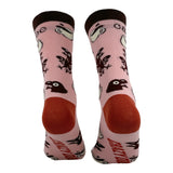 Women's Cawfee Socks Funny Sarcastic Coffee Graphic Novelty Footwear for Ladies