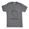 Mens Funny T Shirts Connect The Dots Sarcastic Middle Finger Graphic Novelty Tee for Men