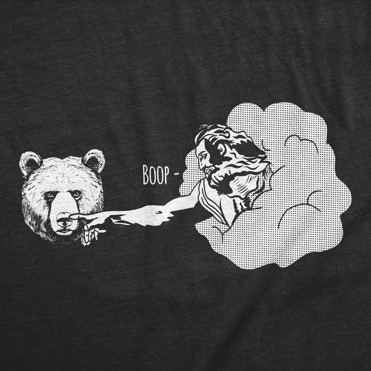 Mens Funny T Shirts Creation Of Boop Sarcastic Graphic Novelty Tee for Men