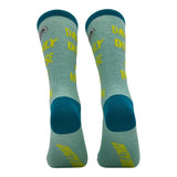 Funny Golf Socks for Men Vintage Sports Crews for Guys with Hilarious Jokes