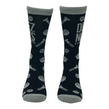 Men's Deez Nuts and Bolts Socks Funny Sarcastic Hardware Graphic Novelty Footwear for Men