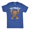 Mens Funny T Shirt Dont Make Me Go Full Squatch Sarcastic Bigfoot Graphic Novelty Tee for Men