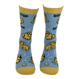 Women's Dont Stop Retrievin Socks Funny Sarcastic Golden Retriever Graphic Novelty Footwear for Ladies