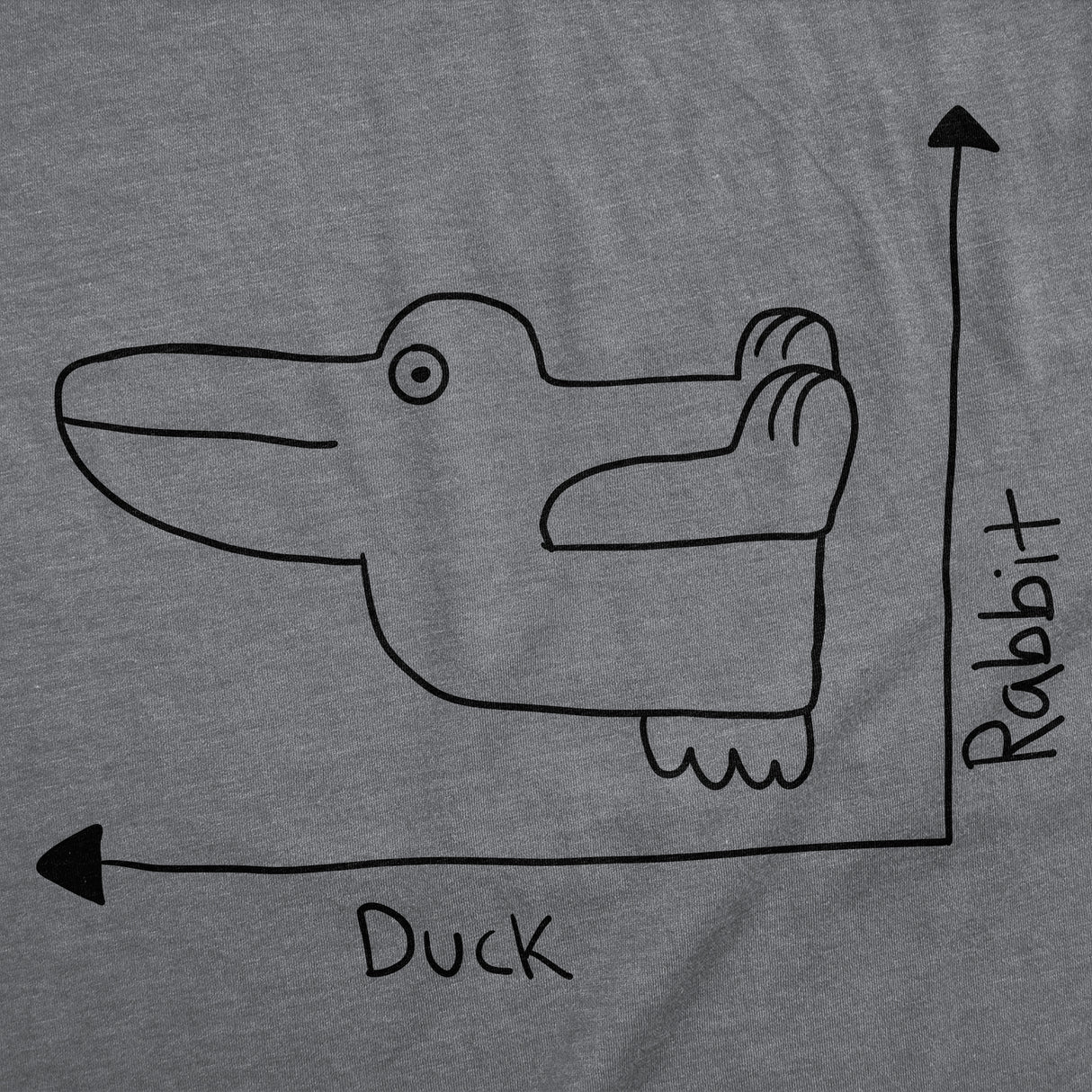 Womens Funny T Shirts Duck Rabbit Graph Sarcastic Graphic Novelty Tee for Ladies