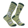 Men's Easily Distracted By Weed Socks Funny Sarcastic 420 Graphic Novelty Footwear for Men