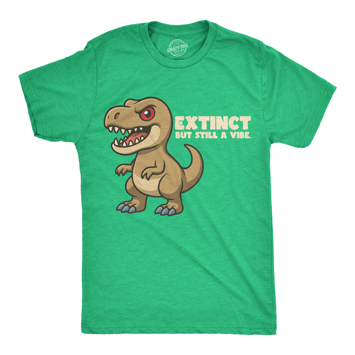 Mens Funny T Shirt Extinct But Still A Vibe Sarcastic T Rex Graphic Novelty Dino Tee for Men